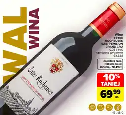 Carrefour Market Wino Côtes Rocheuses Saint-Émilion Grand Cru oferta