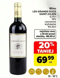 Carrefour Market Wino LES GRANDS DUCS SAINT-JULIEN oferta