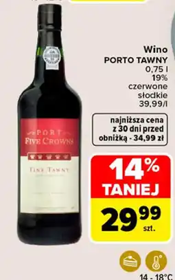 Carrefour Market Wino porto tawny oferta