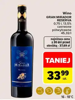 Carrefour Market Wino Gran Mirador Reserva oferta