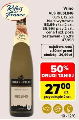 Carrefour Market Wino ALS RIESLING oferta