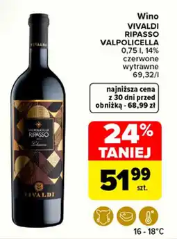 Carrefour Market Wino VIVALDI RIPASSO VALPOLICELLA oferta