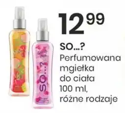 Sekret Urody SO...? Perfumowana mgietka do ciała oferta