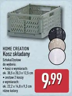 ALDI HOME CREATION Kosz składany oferta