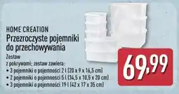 ALDI Home Creation Przezroczyste pojemniki do przechowywania oferta