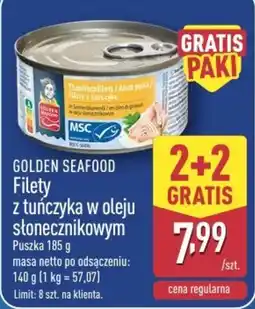 ALDI Golden Seafood Filety z tuńczyka w oleju słonecznikowym oferta