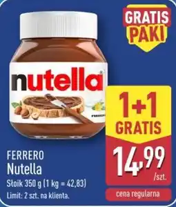 ALDI Nutella oferta