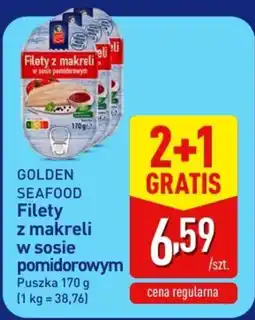 ALDI Golden Seafood Filety z makreli w sosie pomidorowym oferta