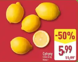 ALDI Cytryny klasa I oferta