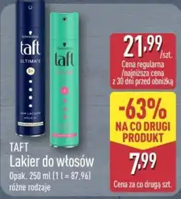 ALDI Taft Lakier do włosów oferta