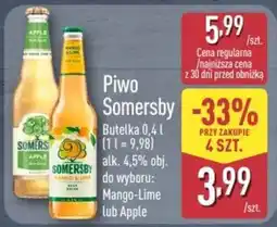 ALDI Piwo Somersby oferta