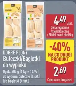 ALDI Dobre Plony Bułeczki/Bagietki do wypieku oferta