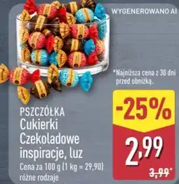 ALDI PSZCZÓŁKA Cukierki Czekoladowe inspiracje, luz oferta