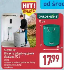 ALDI GARDENLINE Worek na odpady ogrodowe składany oferta
