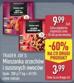 ALDI Trader Joe's Mieszanka orzechów i suszonych owoców oferta