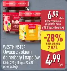 ALDI Westminster Owoce z sokiem do herbaty i napojów oferta