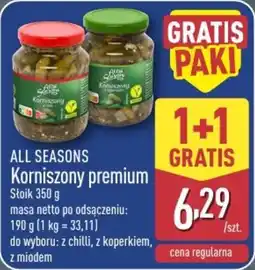 ALDI ALL SEASONS Korniszony premium oferta