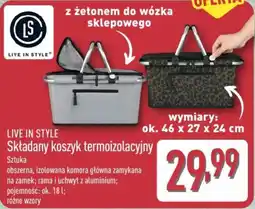 ALDI Składany koszyk termoizolacyjny Live In Style oferta