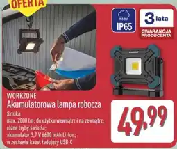ALDI Akumulatorowa lampa robocza Workzone oferta
