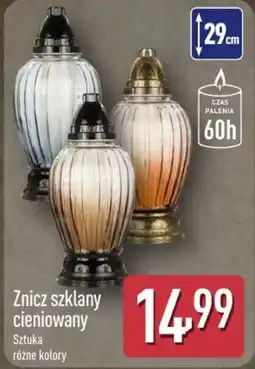 ALDI Znicz szklany cieniowany oferta