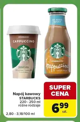 Carrefour Express Napój kawowy Starbucks Cappuccino oferta