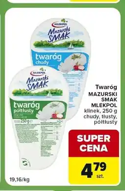 Carrefour Express Twaróg Mazurski Smak klinek tłusty oferta