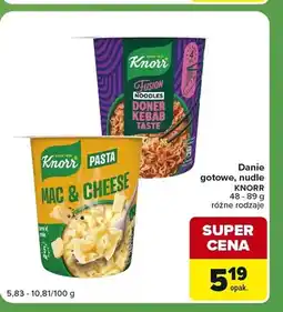 Carrefour Express Danie gotowe Pasta Mac & Cheese Knorr oferta