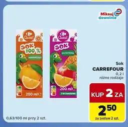 Carrefour Express Sok pomarańczowy Carrefour oferta