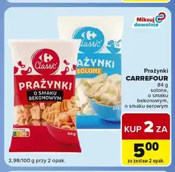 Carrefour Express Prażynki o smaku bekonowym Carrefour oferta