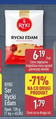 ALDI Ser Rycki Edam w plastrach Ryki oferta