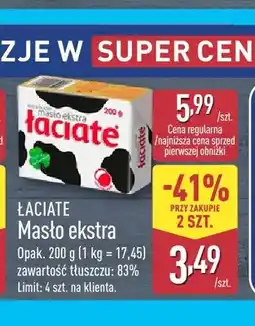 ALDI Masło ekstra Łaciate 83% oferta