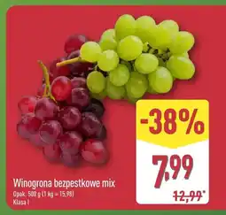 ALDI Winogrona bezpestkowe mix oferta