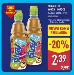 ALDI Woda i owoce z nutą arbuza Kubuś Play oferta