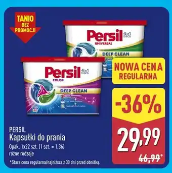 ALDI Kapsułki do prania Persil oferta