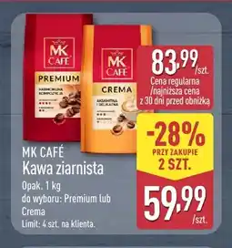 ALDI Kawa ziarnista Premium MK Café oferta