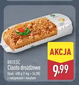 ALDI Ciasto drożdżowe z rodzynkami i masłem Brześć oferta