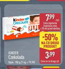 ALDI Czekolada Kinder oferta