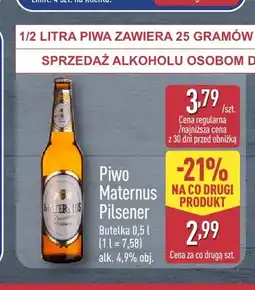 ALDI Piwo Maternus Pilsener oferta