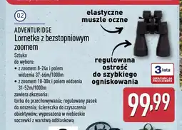 ALDI Lornetka z bezstopniowym zoomem 10-30x Adventuridge oferta