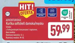 ALDI Kurtka softshell damska/męska Adventuridge oferta