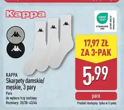 ALDI Skarpety męskie Kappa 3-pak oferta