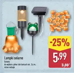ALDI Lampki solarne piker oferta