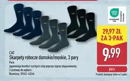 ALDI Skarpety robocze damskie 3-pak CAT oferta