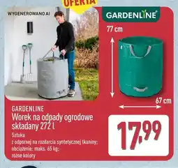 ALDI Worek na odpady ogrodowe składany 272 l Gardenline oferta