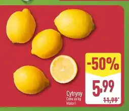 ALDI Cytryny klasa I oferta