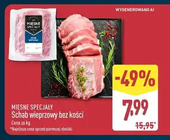 ALDI Schab wieprzowy bez kości Mięsne Specjały oferta