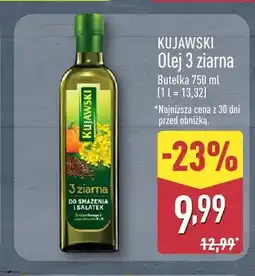 ALDI Olej rzepakowy 3 ziarna Kujawski oferta