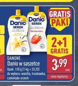 ALDI Serek Danio w saszetce wanilia Danone oferta