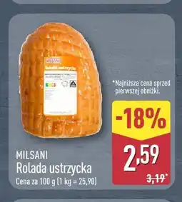 ALDI Rolada ustrzycka Milsani oferta