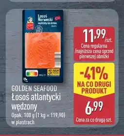 ALDI Łosoś atlantycki wędzony w plastrach Golden Seafood oferta